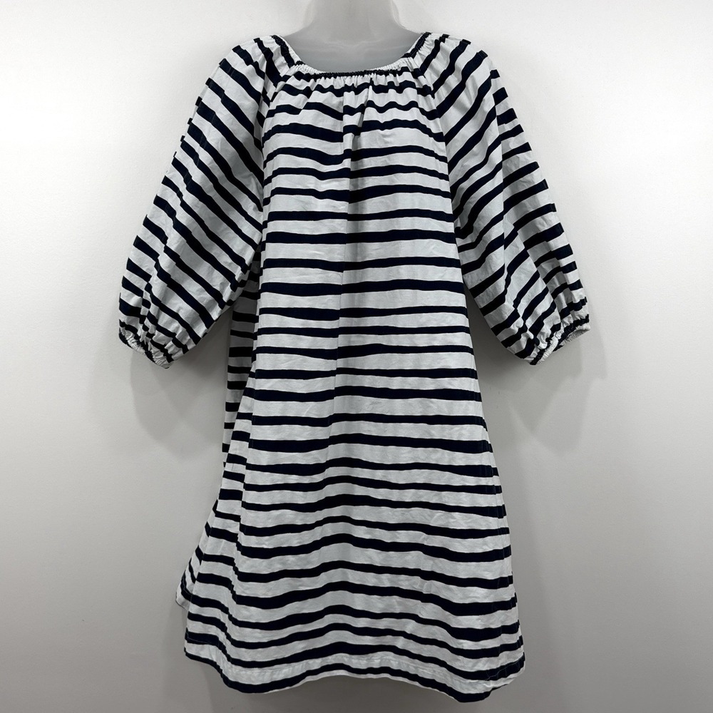 Frances Valentine Bliss Mini Dress S Painterly Stripe Preppy Nautical Nantucket